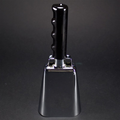 Bully Bell Cowbell Medium Black Handle Chrome