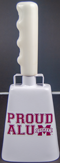 Bully Bell Cowbell Medium Proud Alum M-State Decal