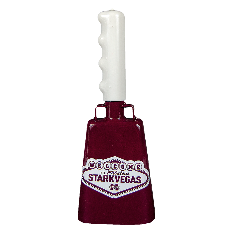 University Screenprint/Bully Bell Cowbell Med Pinecklace W Starkvegas Decal Boxed