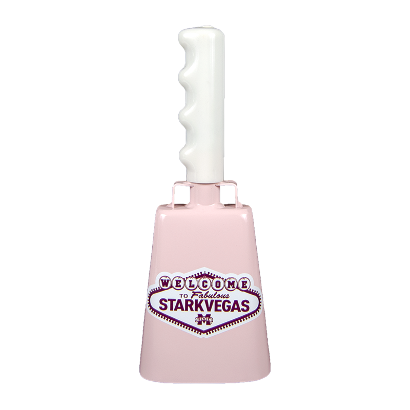 University Screenprint/Bully Bell Cowbell Med Pinecklace W Starkvegas Decal Boxed