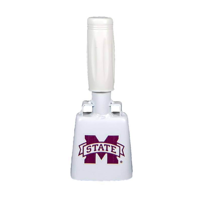 Bully Bell Cowbell Small M-State White