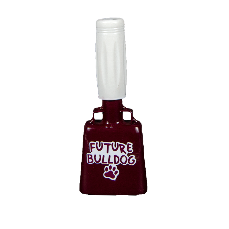 Bully Bell Cowbell Small Future Bulldog Decal