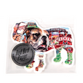 Red Bird Paper Decal Live Dog Jumbo Collage Bdghooded M-State Cowbell Etc