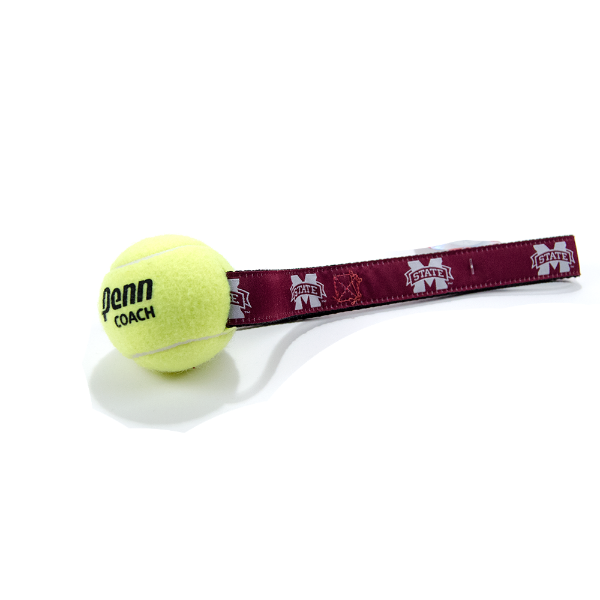 Pet Toy Tennis Ball M-State Maroon
