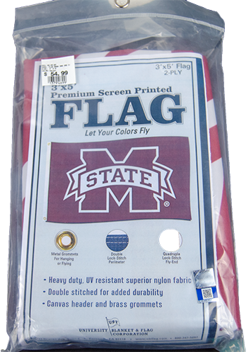 University Blanket & Flag Corp. Flag 3X5 Dw M-State 2Sd 2-Ply W Grommets