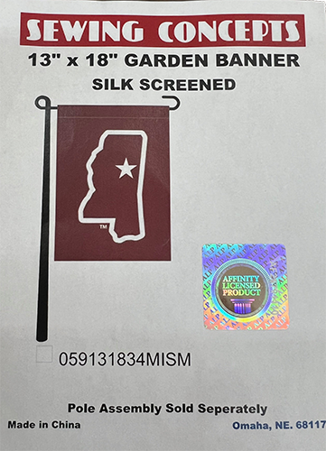 Sewing Concepts Inc Flag Grdn MS Shape W Star