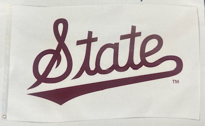University Blanket & Flag Corp. Flag 3X5 State W Tail Maroon Durawave