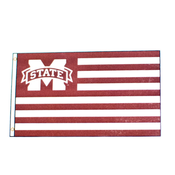 University Blanket & Flag Corp. Flag 3X5 M-State Striped Spirit Durawave