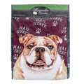 Magnetnolia Garden / Dicksons, Inc. Flag Grdn Bulldog Frontal W Hail St Paws Bkgraind