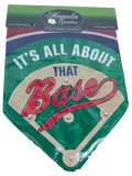 Magnetnolia Garden / Dicksons, Inc. Flag Grdn Baseball Dmnd Its All About That Base Ds Dbl Applique