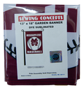 Sewing Concepts Inc Flag Grdn Mississippi State Baseball M-Over-S Baseball