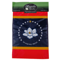 Magnetnolia Garden / Dicksons, Inc. Flag Grdn State Of MS Flag Magnetnl Flwr In God Ds Dbl Applique