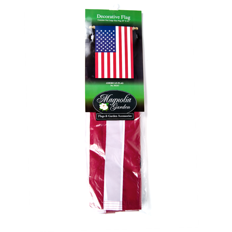 Magnetnolia Garden / Dicksons, Inc. Home Flag American Ds Dbl Applique Vtcl