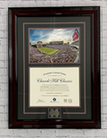 Church Hill Classics Diploma Frame With Black Frame Pewter Trim M-State