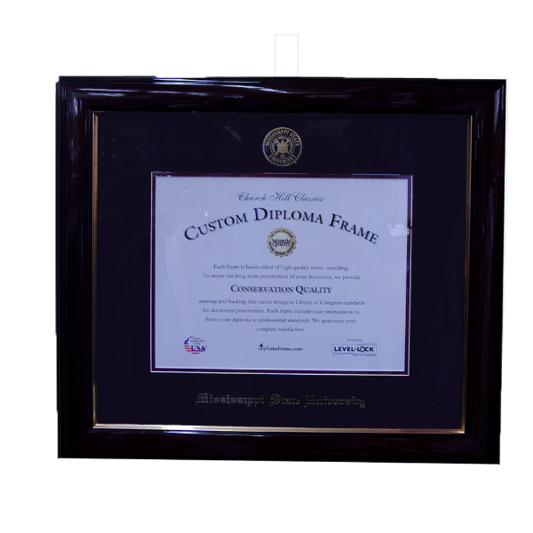 Church Hill Classics Diploma Frame Cherry Gallery Embossed Gold Trim