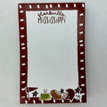 Notepad Memo Starkville Mississippi Dash Border