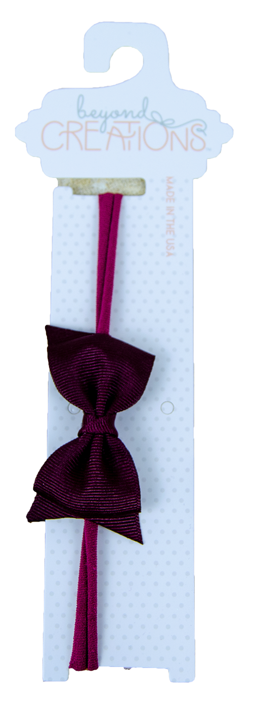 Beyond Creations Hair Hooded Band Pnths Bow Toddler Mrn Flat