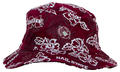 Hat Bucket Flwr Ptrn Hail State Cowbl M-State