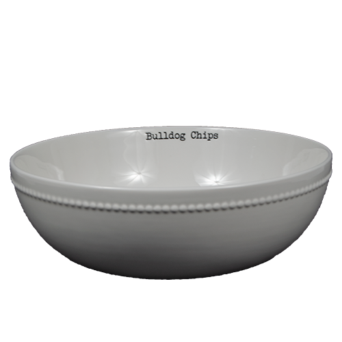 Creative Brands/47Th & Main Home Bowl Ceramic Bulldog Chips