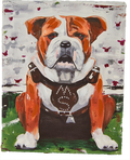Glory Haus Home Canvas Small Sitting Bulldog Rlong Sleevetc Collar