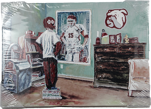 Glory Haus Home Canvas Small To Dream Of Football Plyr Bd Mirror