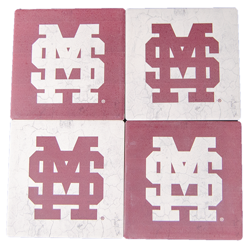 L2 Brands Coaster Set Of 4 Sandstone M-Over-S