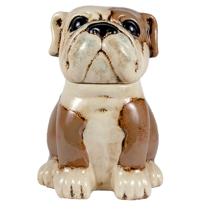 Kalalou Home Cookie Jar Bulldog Shape