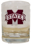 Wiox Enterprises L / Indigo Fallong Sleeve Home Glass Dof Xd Mississippi State Alumni M-State Repeat