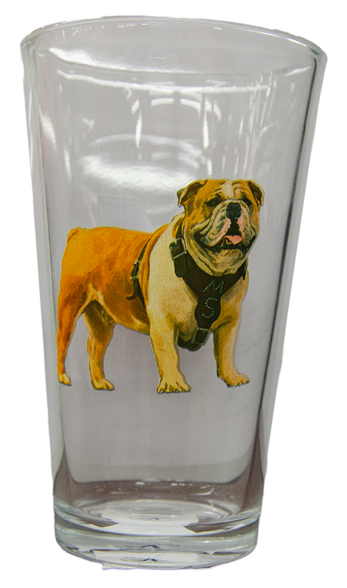 Valiant Gifts Wholesale Home Glass Pint Bulldog Realistic M-State