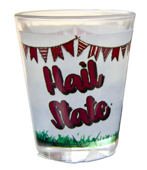 Shot Glass Truck Pennants Hail State