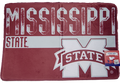 The Northwest Home Mat Foam Prntd Worn Out Mississippi State M-State