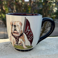 Mug Realistic Bulldog With Flag