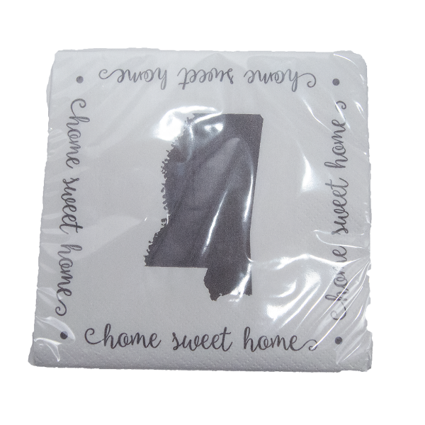 Occasionally Made / Swig Home Napkns Bev 20/Pkg MS Shape Home Sweet