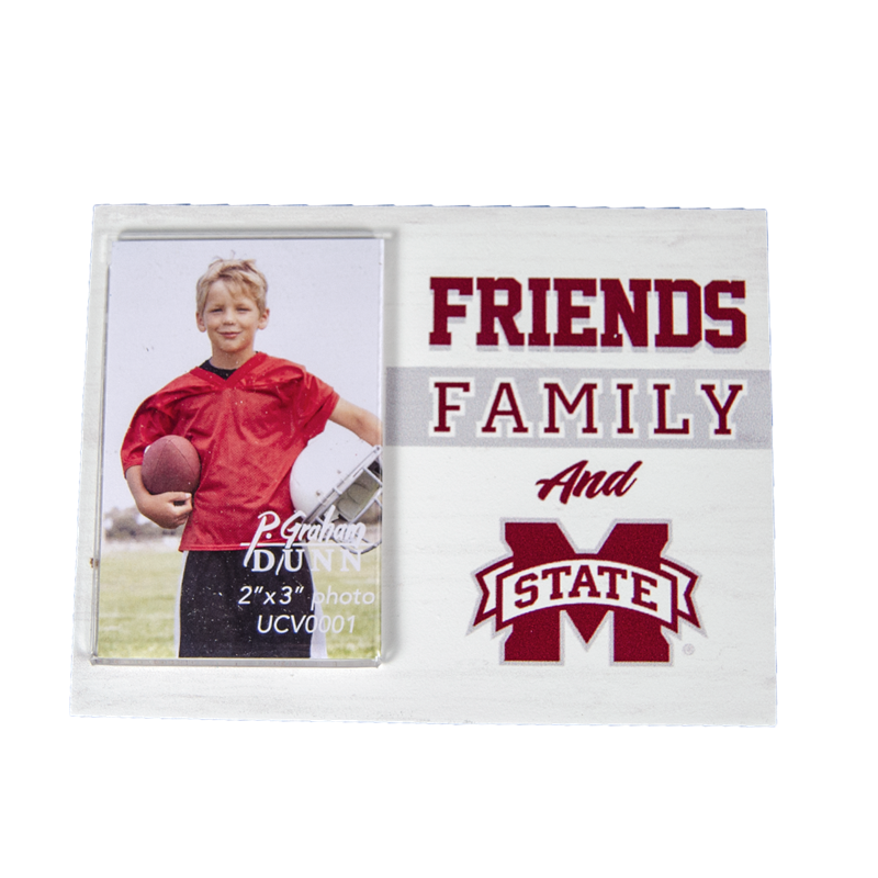 P. Graham Dunn Inc. Home Photo Block Wd Friends Fam M-State 2X3 Photo