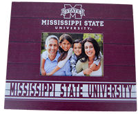 K H Sports Fan Home Pic Frame Scholastic M-State Mississippi State U W Mississippi State U Across Btm 6.5 X 4.5