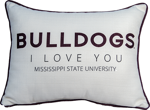 Pillow Little Birdie "Bulldogs I Love You"