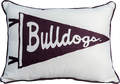 Pillow Little Birdie Bulldogs Pennant With Piping