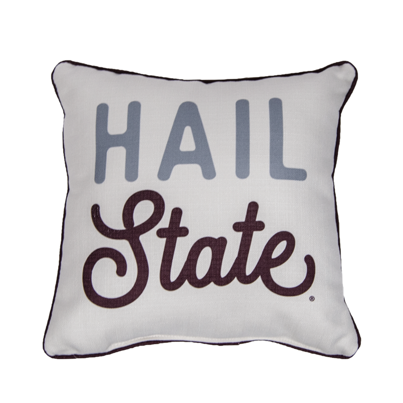 Pillow Little Birdie Hail State With Piping
