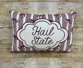 Pillow Little Birdie Hail State Bow Pillow