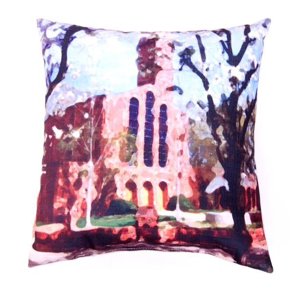 Pillow Little Birdie Linen Watercolor Chapel Of Memories