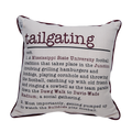 Pillow Little Birdie Linen Tailgating Definition With Piping