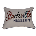 Pillow Little Birdie Starkville Mississippi Multicolor With Piping