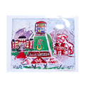 Heidi Hensley Art Home Prt Pntd MSU Landmaroonecklaces Standing Bulldog