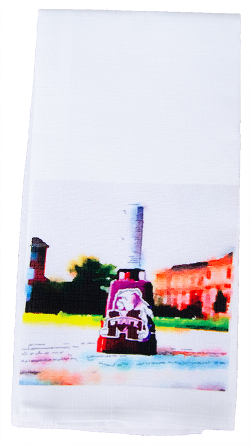 The Little Birdie/Varsity Pro, Inc. Home Tea Towel Cowbell Wtrclr