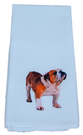 The Little Birdie/Varsity Pro, Inc. Home Tea Towel Stndg Bulldog Wtrclr