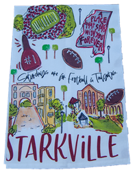 Happy By Rachel Home Towl Tea Starkville Var Scenes Sat Are For Football And Tailgates