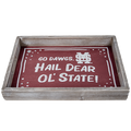 Hail Dear Ol' State Wooden Home Tray