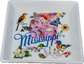 Tray Caddy Square Ceramic State Of MS Collection