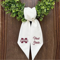 Valiant Gifts Wholesale Home Wreath Sash M-State Hail State