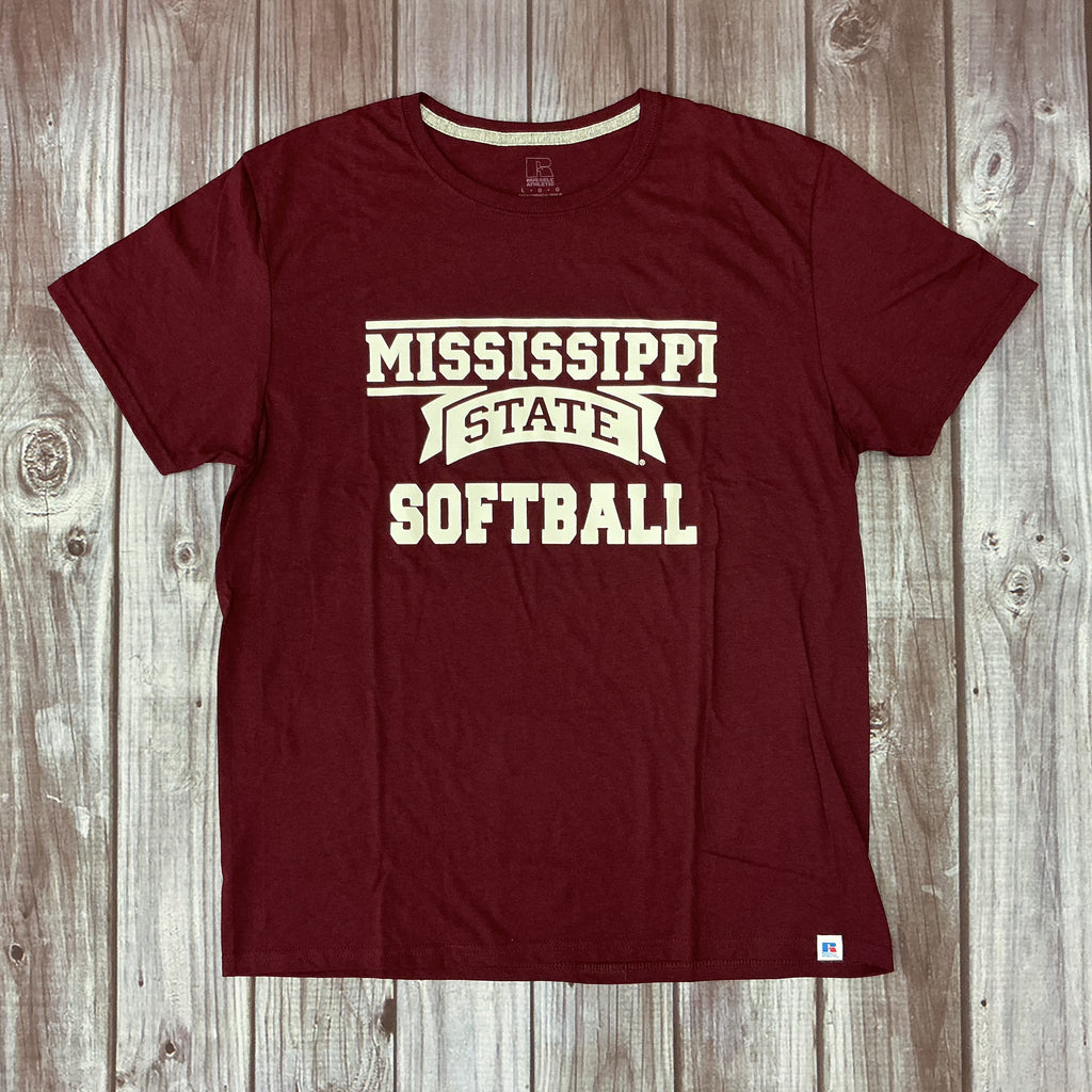 T-Shirt Short Sleeve Softball Wordmark